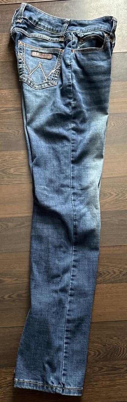 Wrangler® Ladies Retro Mae Mid Rise Medium Wash Bootcut Jeans 09MWZKM Sz7x34